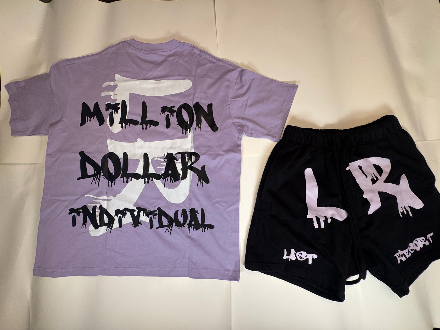 Short sleeve t-shirt and shorts
